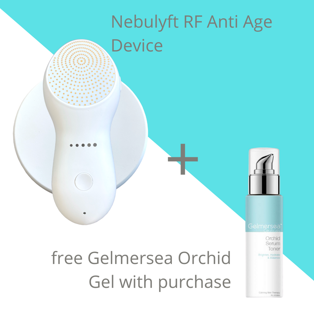 Nebulyft RF MEMS Anti-age Beauty Device + Gelmersea Orchid Toner Gel