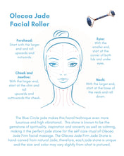 Load image into Gallery viewer, Blue Circle Jade Face Roller
